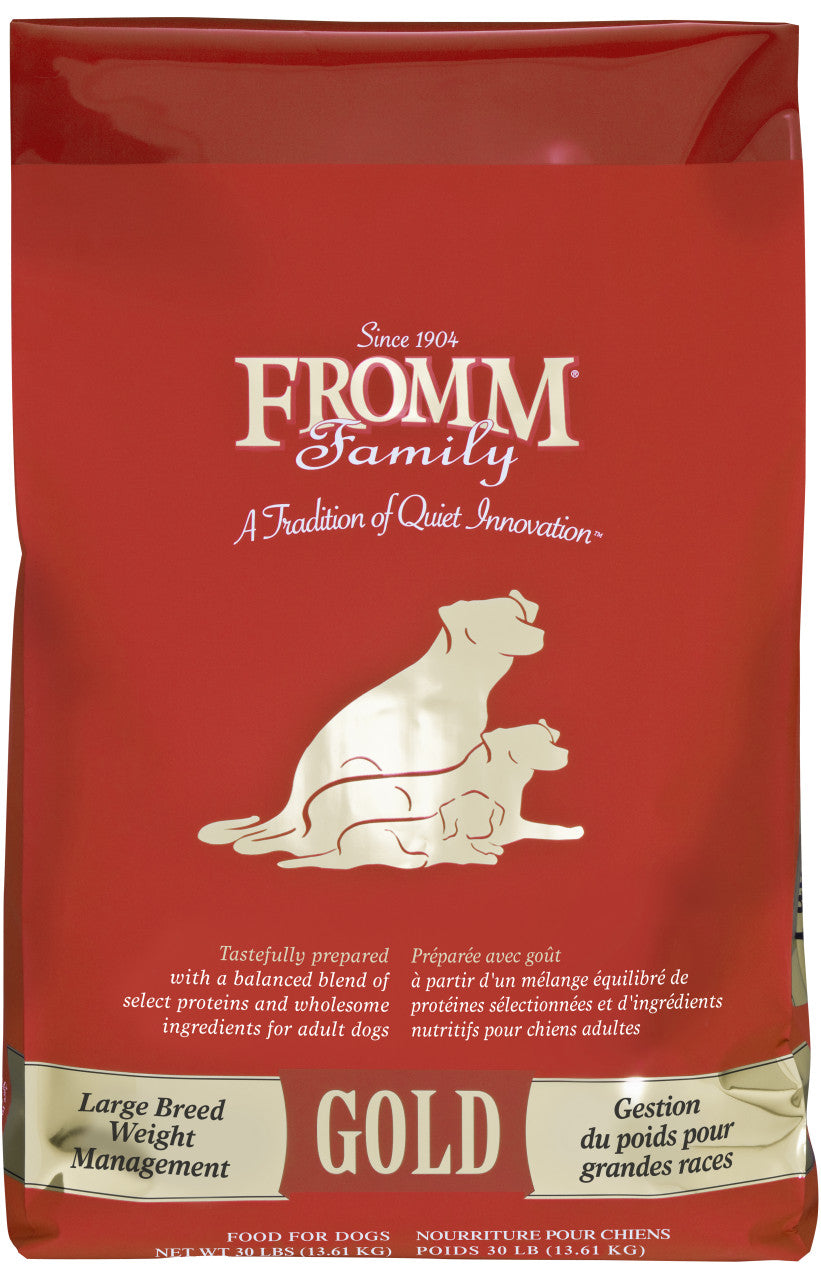 Fromm Large Breed Weight Management Gold Dog Food 30 lb