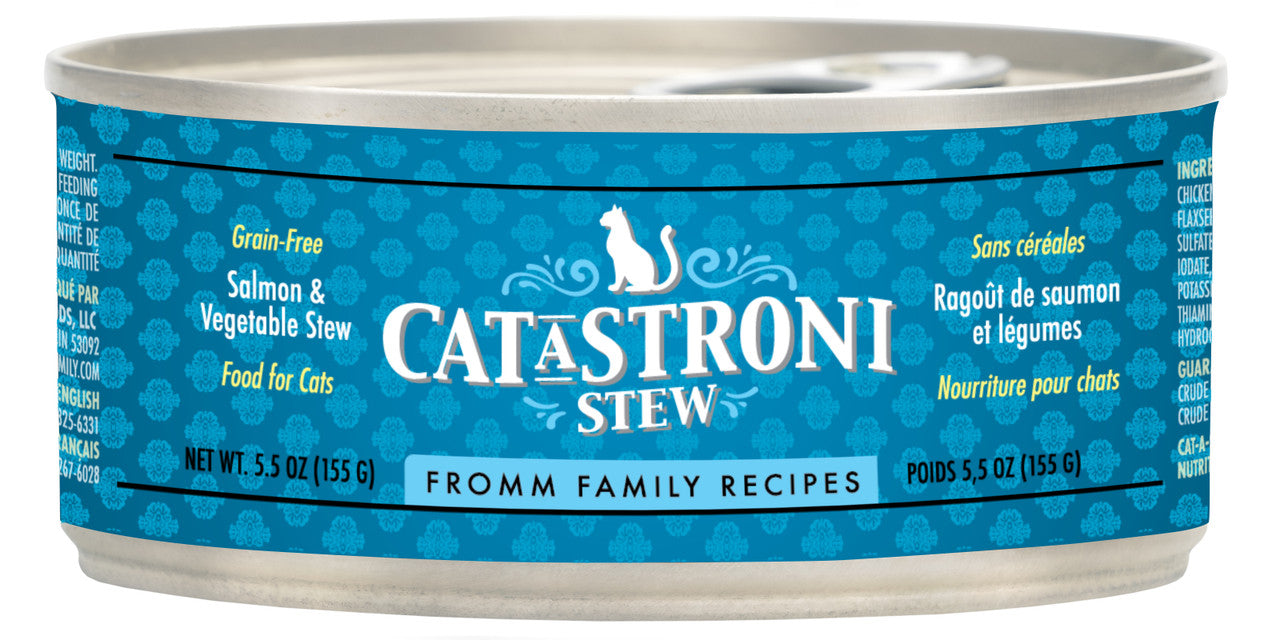 Fromm Salmon & Vegetable Stew Canned Cat Food 5.5 oz