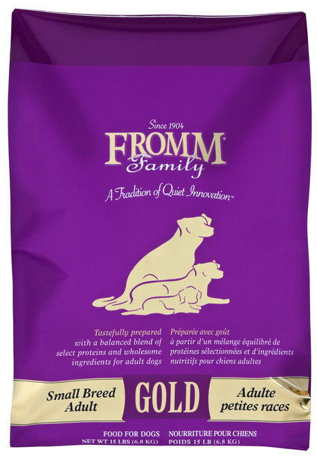 Fromm Small Breed Adult Gold Dog Food 15 lb