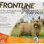 Frontline Plus Yellow Flea And Tick Treatment For Dogs 0 - 22 lb. 3 Month Supply {L + 1} 999512 - Dog