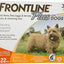 Frontline Plus Yellow Flea And Tick Treatment For Dogs 0-22 lb. 3 Month Supply {L+1} 999512 350604287001