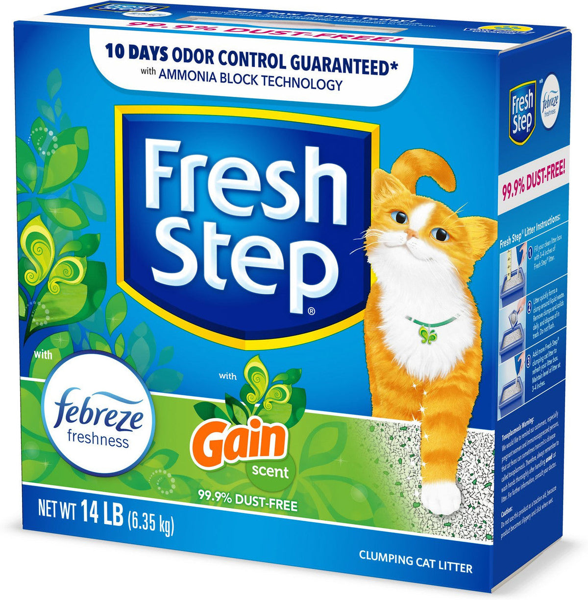 Fresh Step Fastaction FRSH STEP GAIN SCNT LTR 3/14 lb 044600325590 – Pets Warehouse