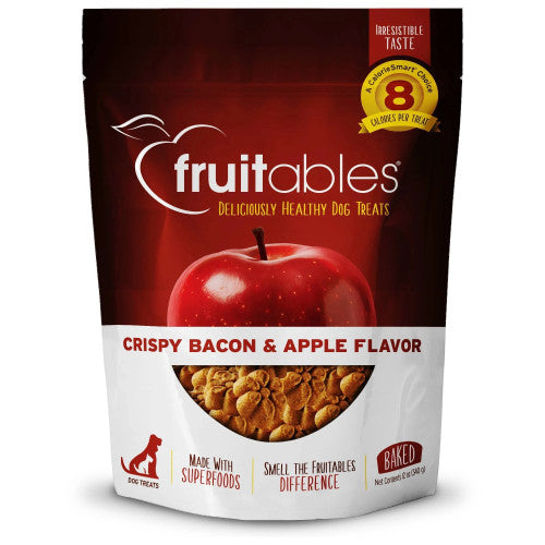 Fruitables Apple Bacon Crunchy Treat 8 / 12 oz - Dog