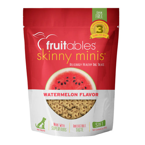 Fruitables Skinny Minis Soft Dog Treats Watermelon 5oz