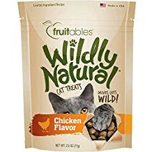 Fruitables Wildly Natural Cat Treats Chicken 2.5oz {L + 1}953066 (DD)