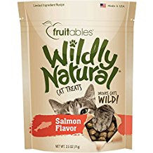 Fruitables Wildly Natural Cat Treats Salmon 12/2.5oz {L+1}953067 852763006207
