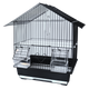A & E Cages Happy Beaks House Top Bird Cage Black 12In X 9In X 15.5 in 644472004953