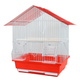 A & E Cages Happy Beaks House Top Bird Cage Red 12In X 9In X 15.5 in 644472000870