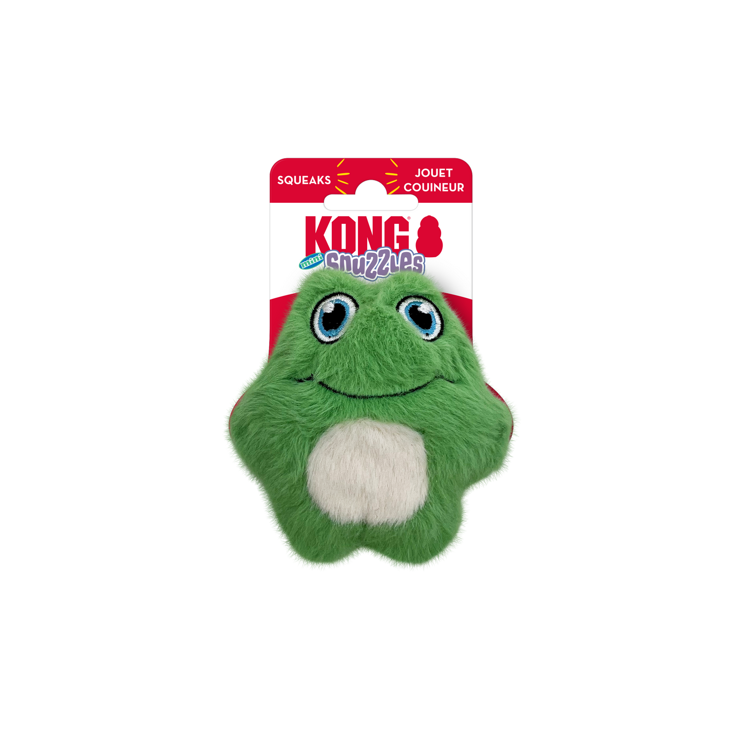 KONG Snuzzles Dog Toy Frog X-Small/Mini 035585499932