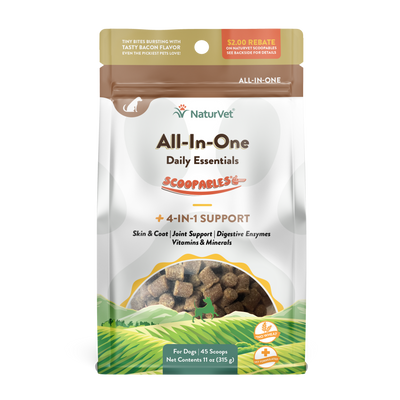 NaturVet Scoopables All-In-One Daily Essentials for Dogs 11 oz 797801605298