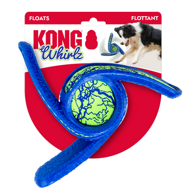 KONG KONG Whirlz Throw Dog Toy Medium/Large 035585533308