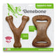 Benebone Dental Chew & Wishbone Dog Chew Toy Bacon Medium|2 pk 810054210047
