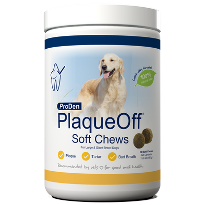 NaturVet Proden PlaqueOff Large & Giant Breed Dog Soft Chews 90 ct 797801604772