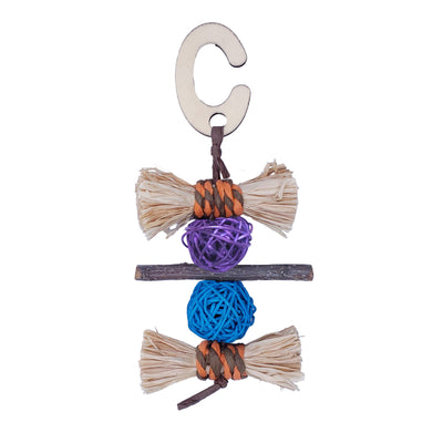 A & E Cages Nibbles Silly Straw Bundles Hanging Chew 644472991635