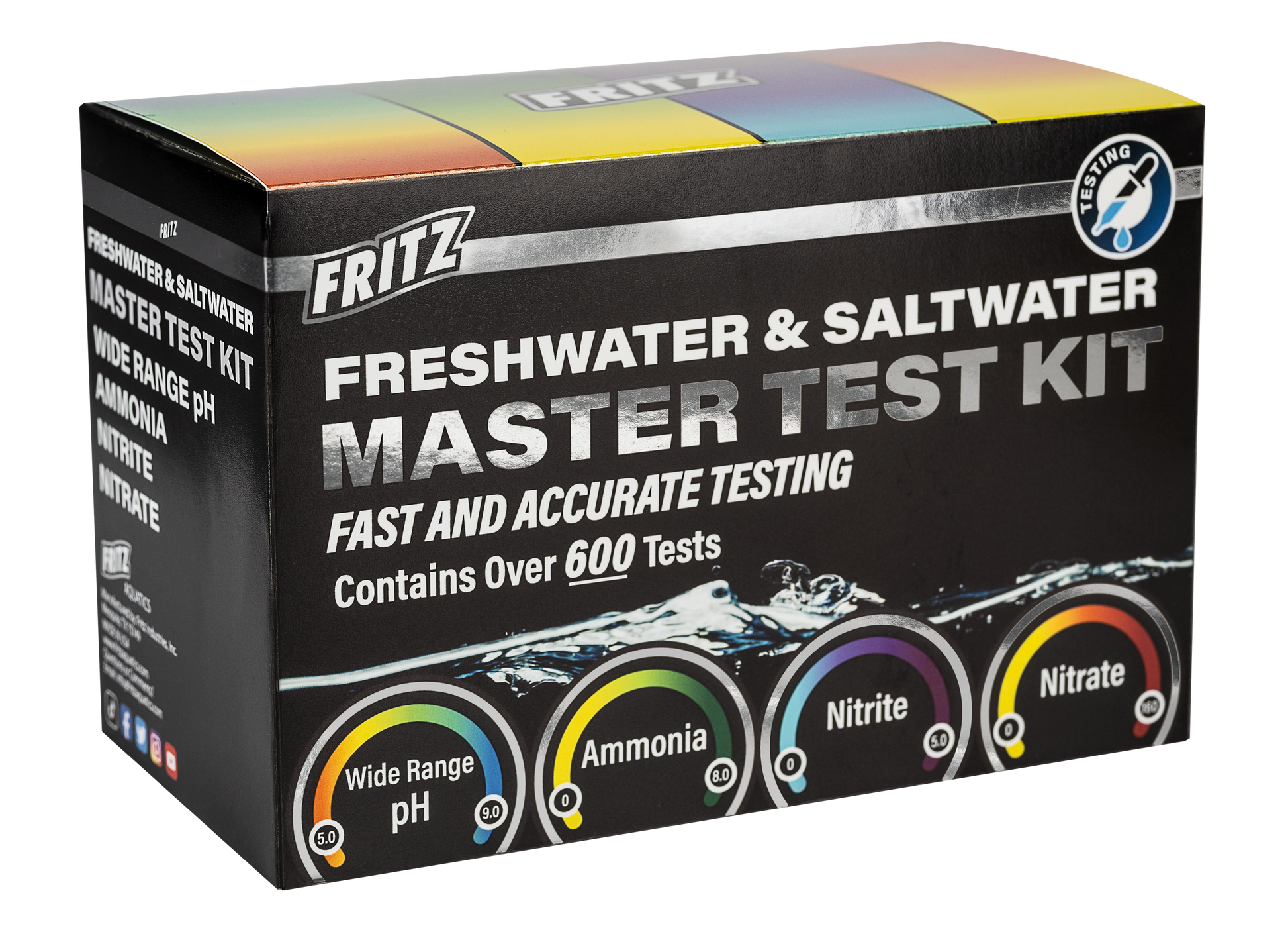 Fritz Freshwater and Saltwater Master Test Kit 080531040096