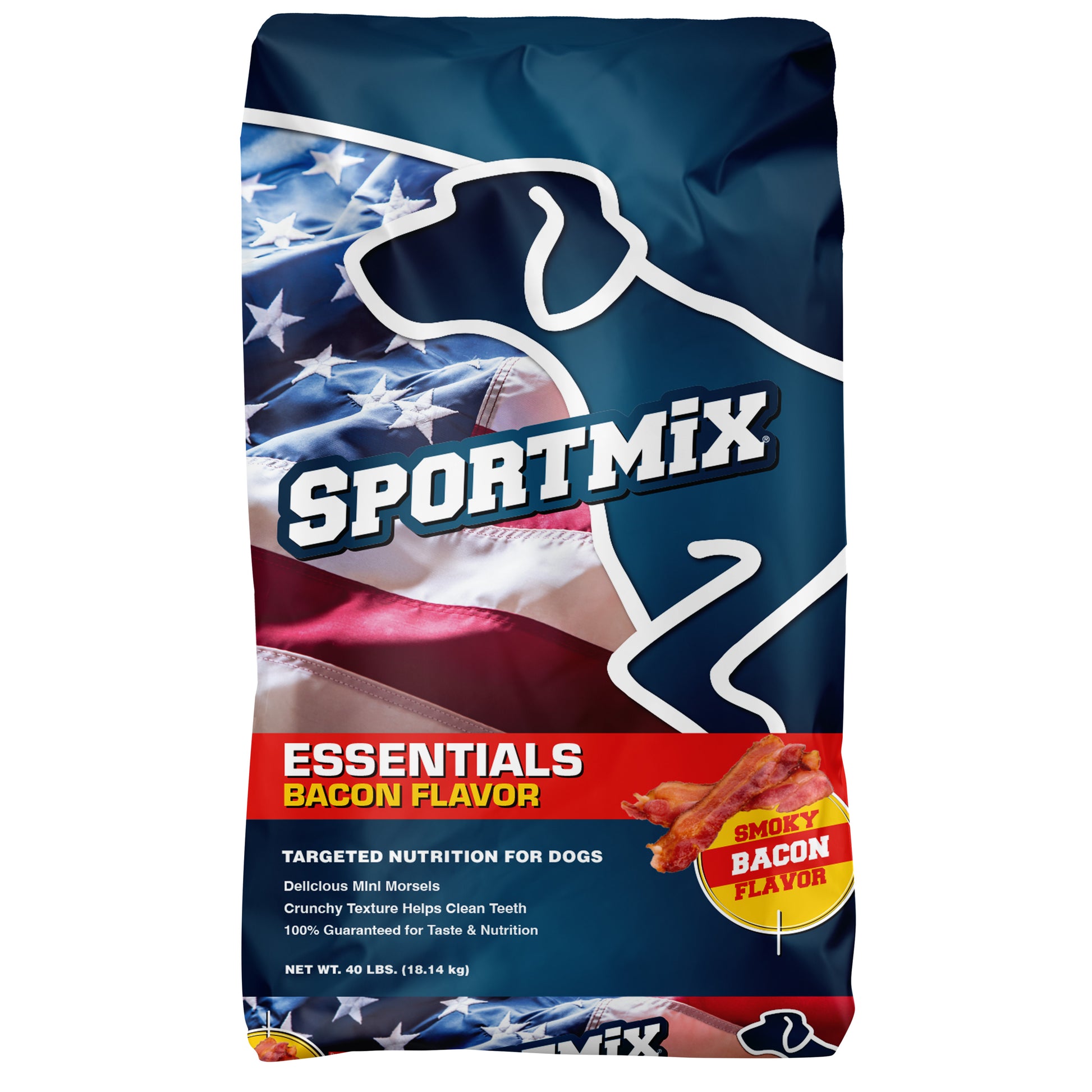 SPORTMIX Essentials Dry Dog Food Bacon 40 lb 034846700596