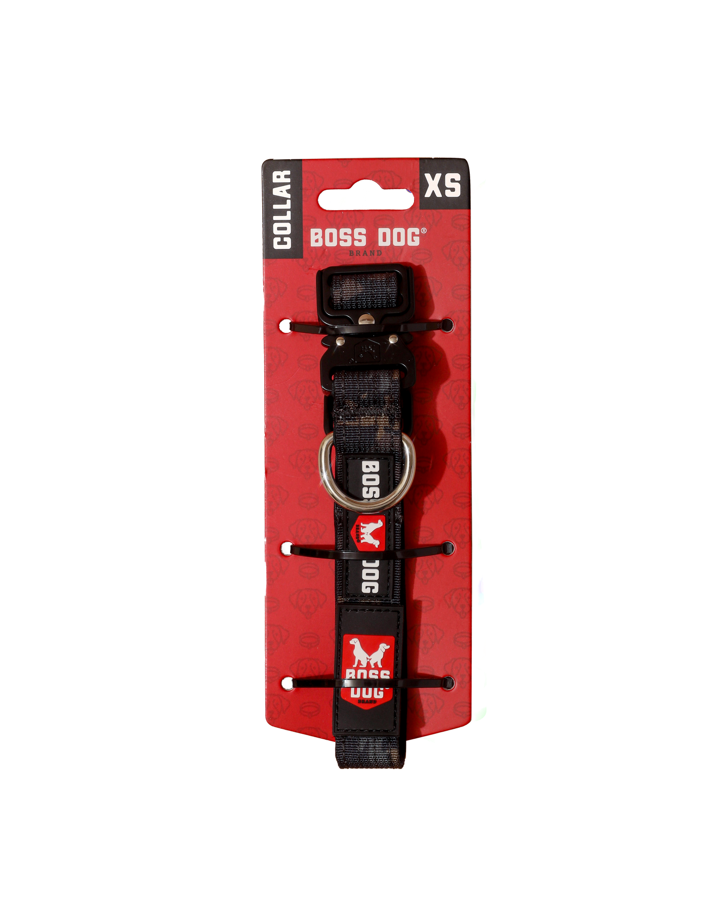 Boss Dog Tactical Adjustable Dog Collar Black Camo X-Small, 11-14 in 860011480457