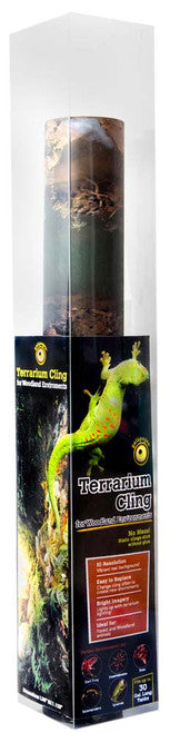 Galapagos Terrarium Cling Background Woodland 11.125 Inches X 36 - Reptile
