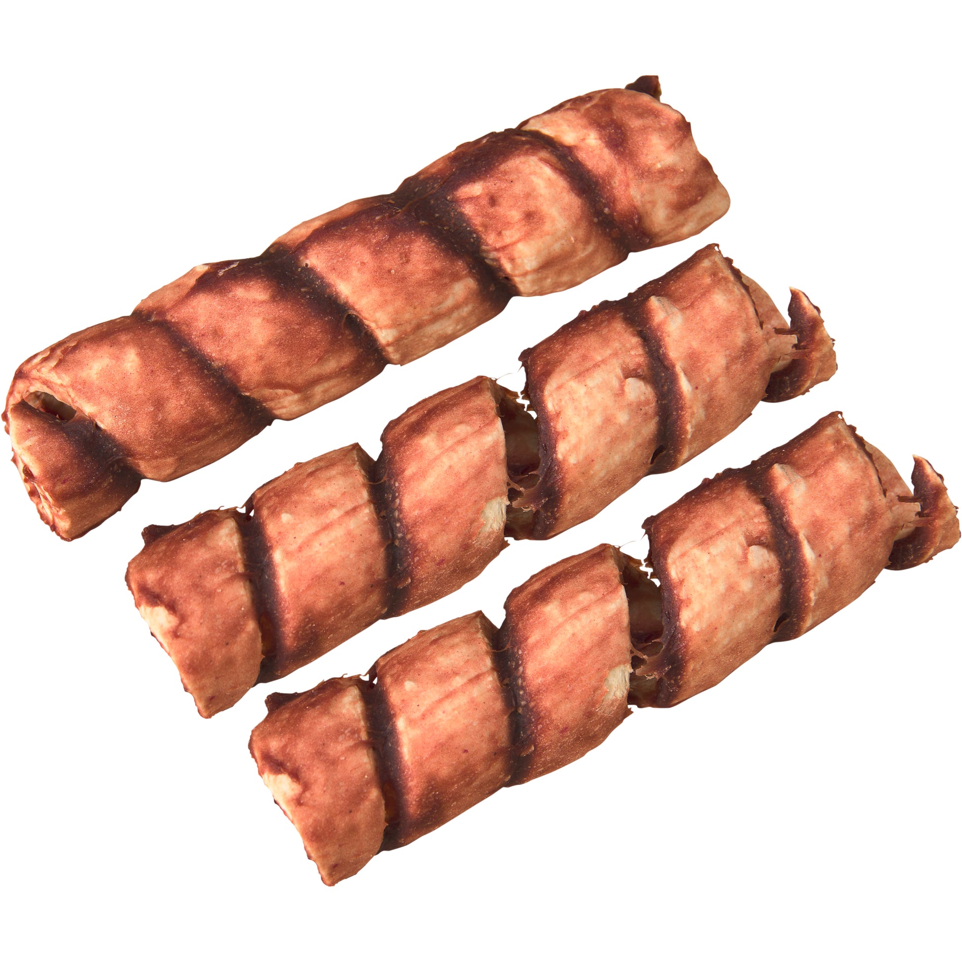 Fieldcrest Farms Nothin' to Hide Bully Spirals Dog Treats 5 in, 3 pk 810002635250