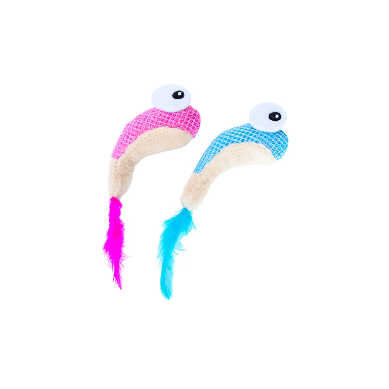 Petstages Catstages Dental Shrimpies Cat Chew Toy 2 pk 700603678360