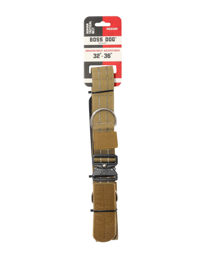 Boss Dog Human Boss Tactical Utility "Dog Walker" Belt Tan Medium (32-36In Waist) 850065051178