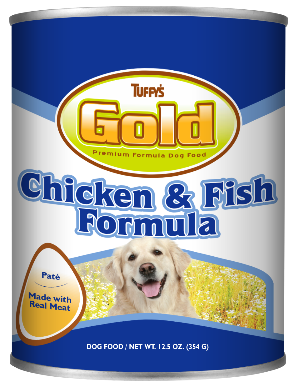 Tuffy's Gold Canned Dog Food Chicken & Fish 12ea/12.5 oz 073893025511