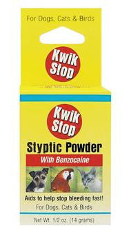 Gimborn Kwik Stop Styptic Powder.5 oz. {L + 1} 731107 - Dog