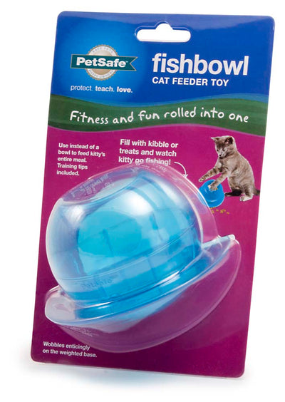 PetSafe Funkitty Egg-Cersizer Treat Dispenser Cat Toy Blue 729849137479