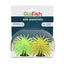 GloFish Aquarium Anemone Ornament Yellow/Green Mini