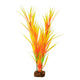 GloFish Fluorescent Plastic Aquarium Plant Orange/Yellow LG