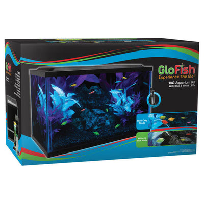 GloFish Glass Aquarium Kit Black, Clear 10 gal