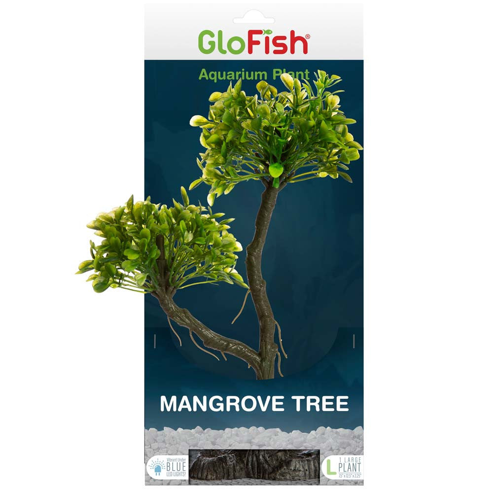 GloFish Mangrove Aquarium Plant Green LG