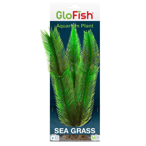 GloFish Sea Grass Aquarium Plant Green MD