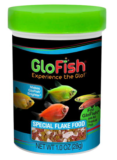 GloFish Special Flakes Fish Food 1.59 oz - Aquarium