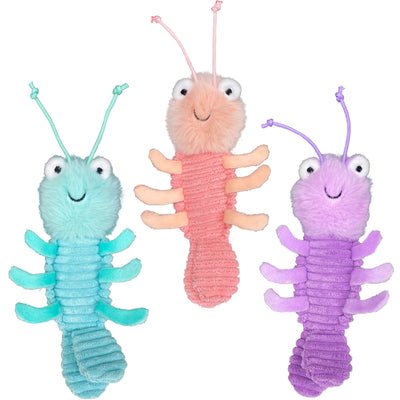 Multipet Margaritaville Gumbo Shrimp Cat Toy Assorted Color 6 in 784369563535