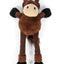 goDog Checkers Skinny Durable Plush Dog Toy Horse LG