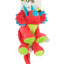 goDog Dinos Frills Durable Plush Squeaker Dog Toy LG