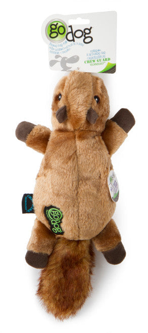 goDog Flatz Squirrel Dog Toy Brown One Size