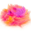 goDog Furballz Rings Durable Plush Squeaker Dog Toy Warm Rainbow SM
