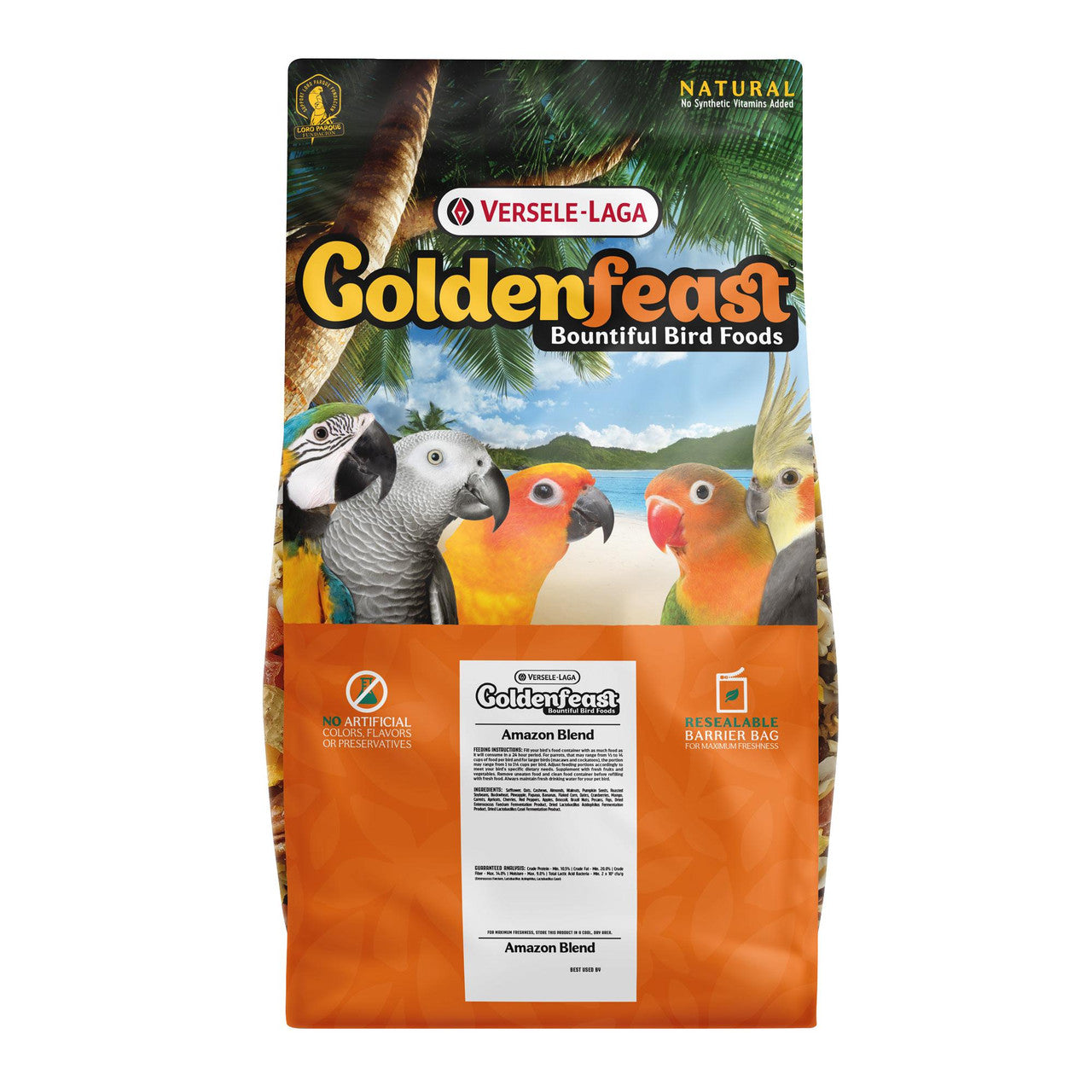 Goldenfeast Amazon Blend Bird Food 17.5 lb 046706822423