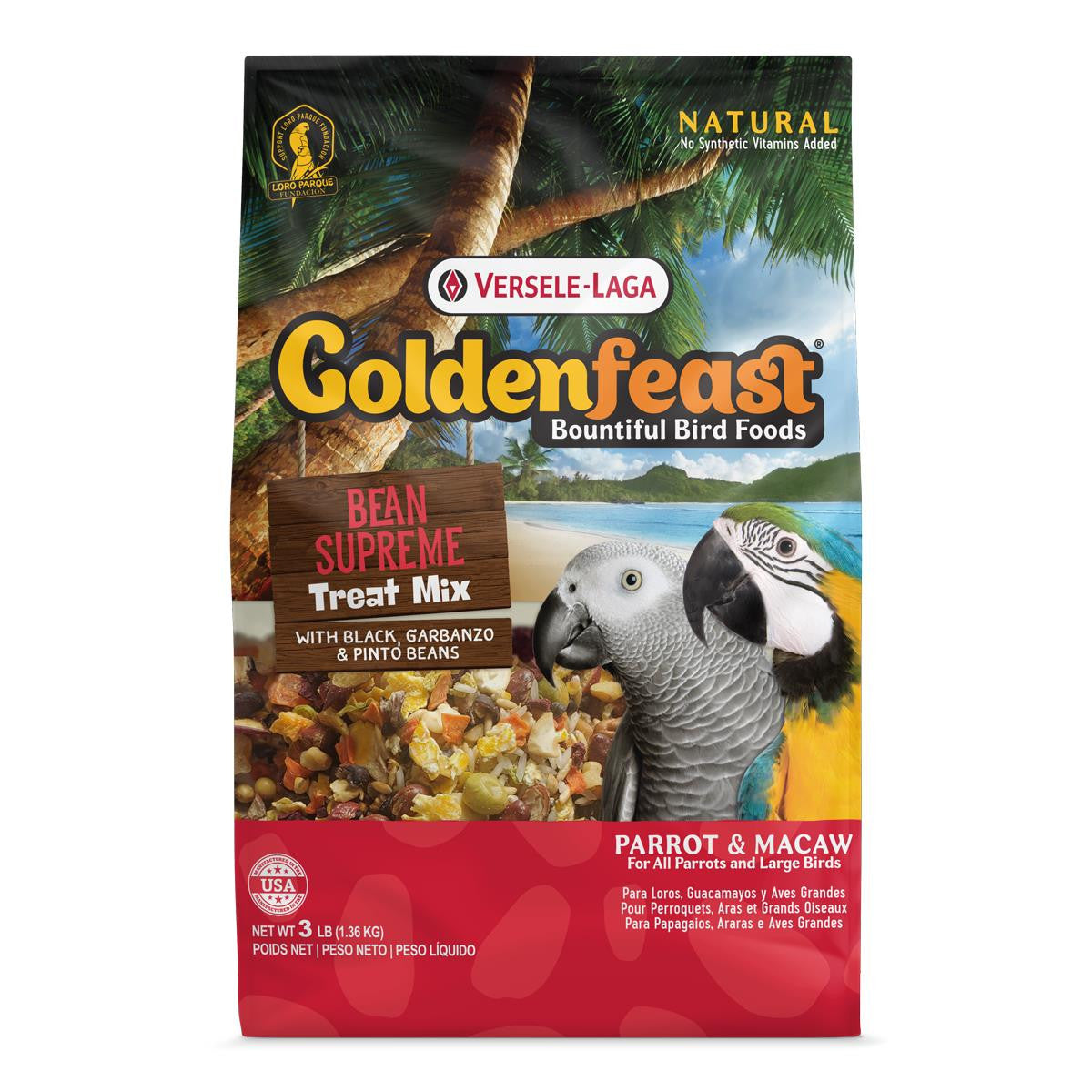 Goldenfeast Bean Supreme Treat Bird Food 6 / 3 lb 046706822706