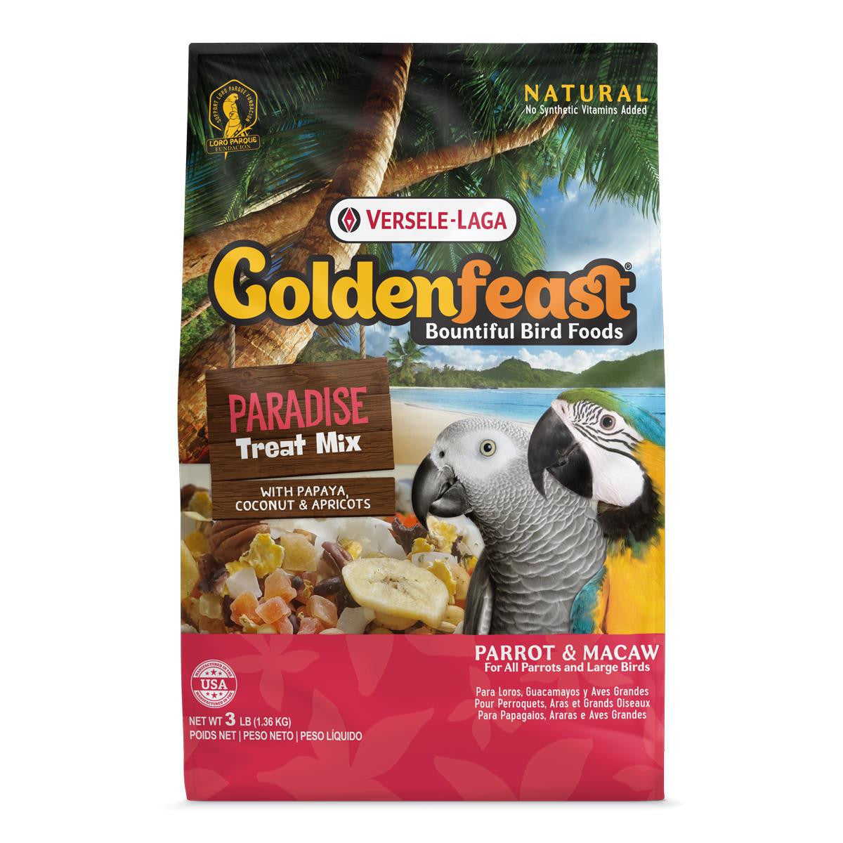 Goldenfeast Paradise Treat Mix Bird Food 6 / 3 lb 046706822607