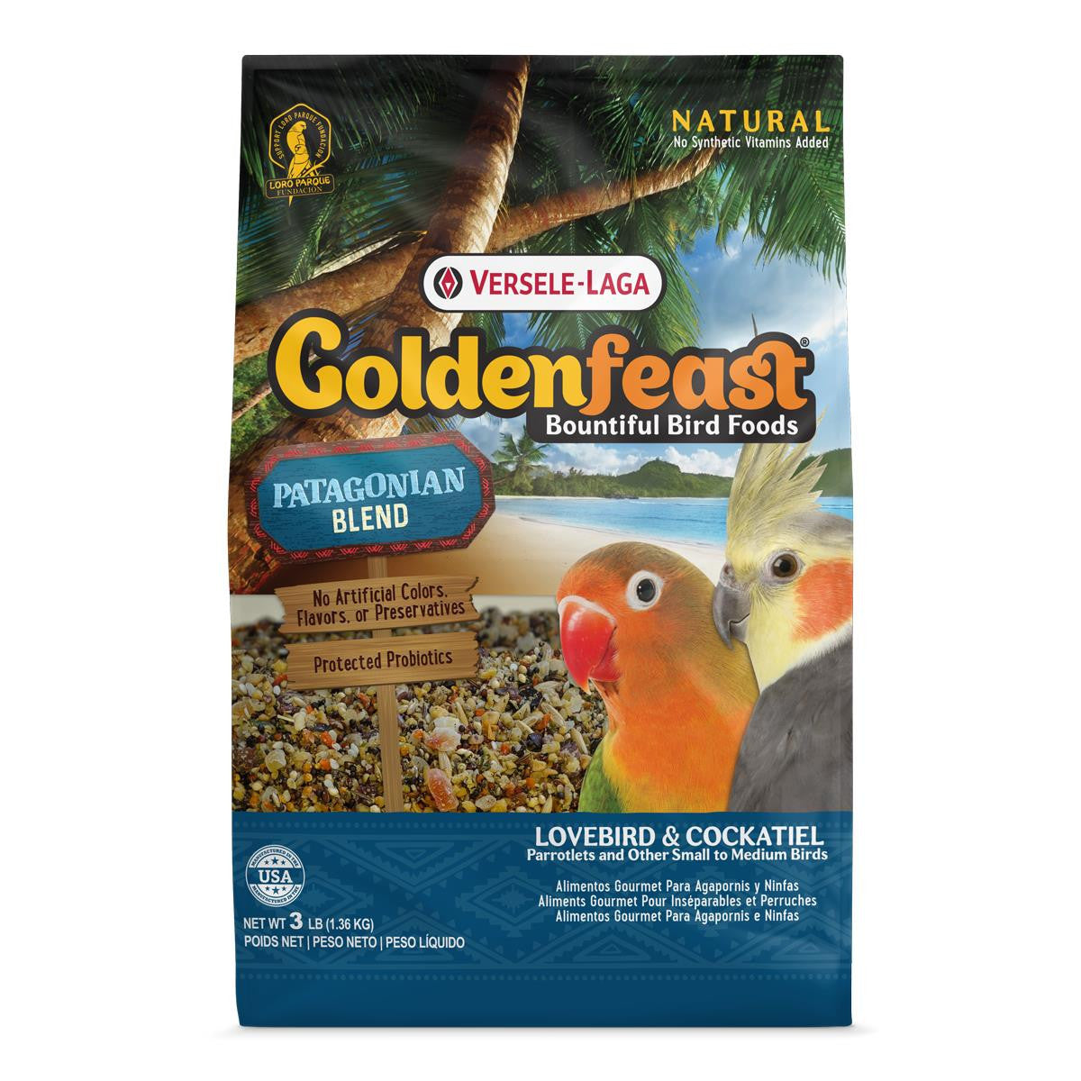 Goldenfeast Patagonian Blend Bird Food 6 / 3 lb 046706822256