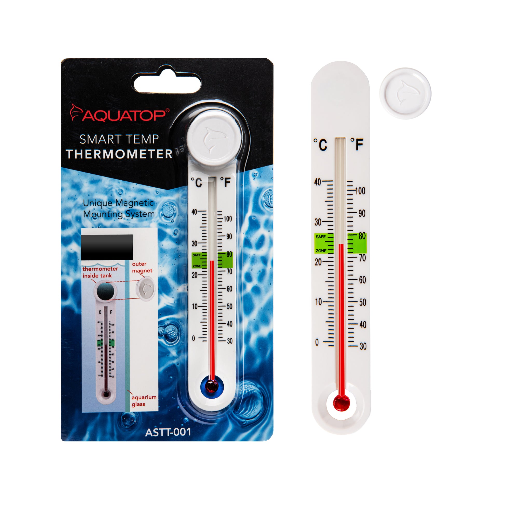 Aquatop Smart Temp Thermometer with Magnet 810281012278