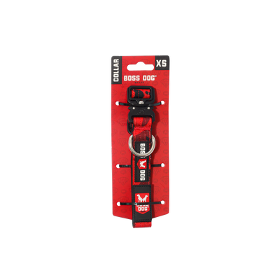 Boss Dog Tactical Adjustable Dog Collar Red Camo X-Small, 11-14 in 850065051697