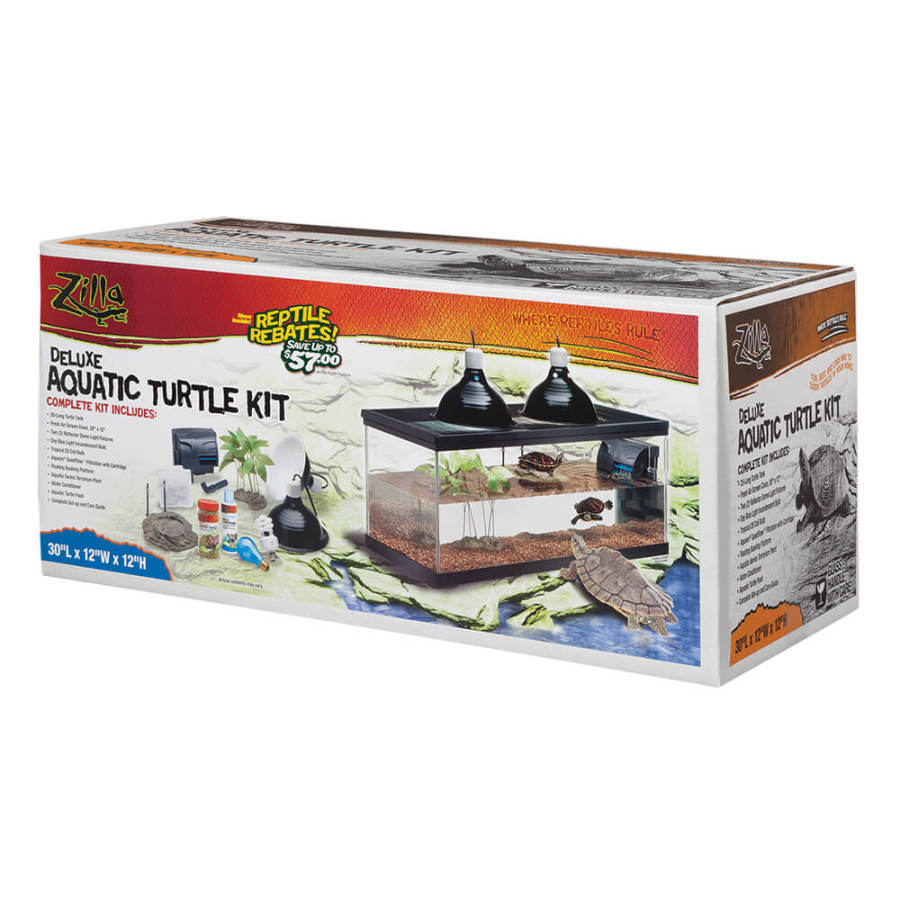 Zilla Deluxe Aquatic Turtle Kit - 20 Long