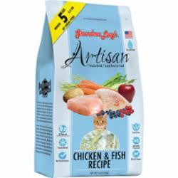 Grandma Lucy's Artisan Grain-free Chicken And Fish Freeze-dried Cat Food-1-lb-{L+x} 884308281015