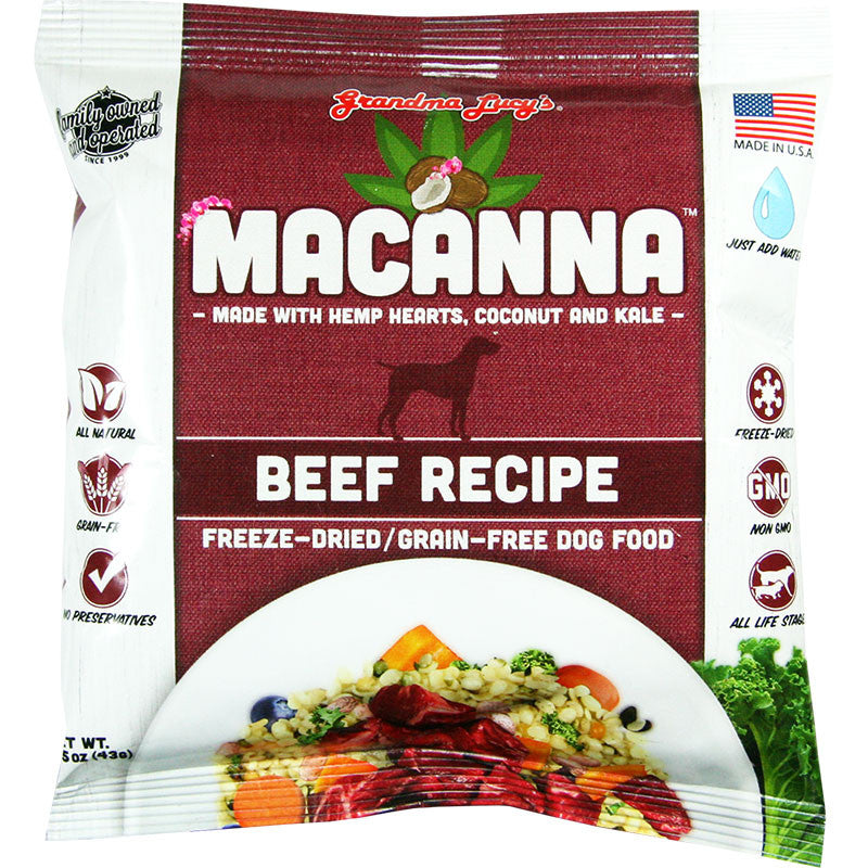 Grandma Lucy's Dog Macanna Beef Hemp Trial 884308366231