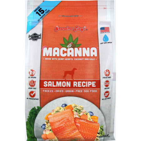 Grandma Lucy's Dog Macanna Grain Free Salmon 3lb {L+x} 884308720255