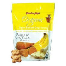 Grandma Lucy's Organic Oven Baked Banana And Sweet Potato Flavor Dog Treats-14-oz-{L+x} 884308220113